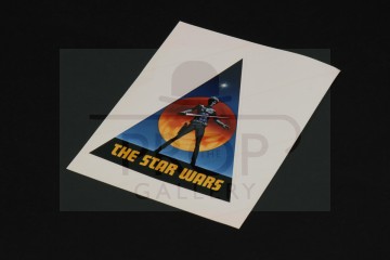 Early large Ralph McQuarrie production logo sticker
