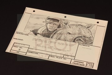 Brian Johnson personal storyboard - Luke & Tauntaun