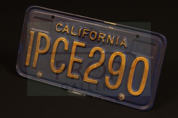 The Terminator (Arnold Schwarzenegger) Chevrolet Caprice licence plate
