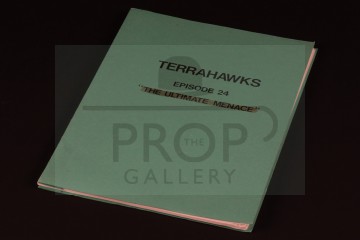 Production used script - The Ultimate Menace