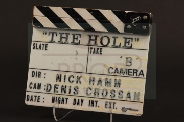Production used clapperboard