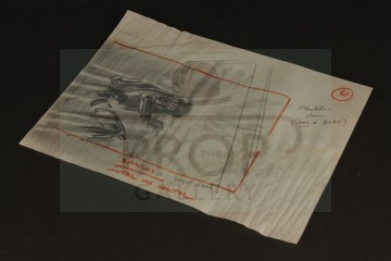 Hand drawn storyboard artwork - T-800
