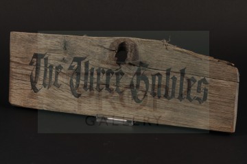 The Three Gables sign - The Three Gables