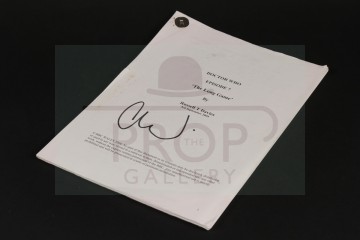 Christopher Eccleston (The Doctor) autographed script - The Long Game