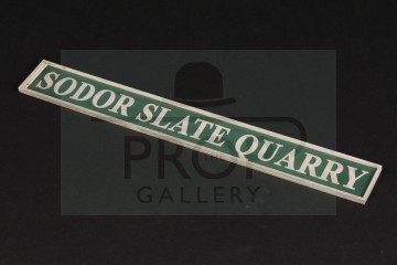 Sodor Slate Quarry sign