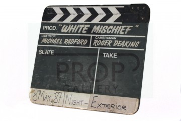 Production used clapperboard