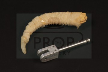 Goat puppet horn and armature section