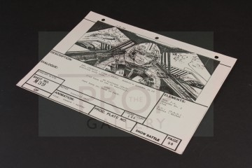 Brian Johnson personal storyboard - Luke in speeder