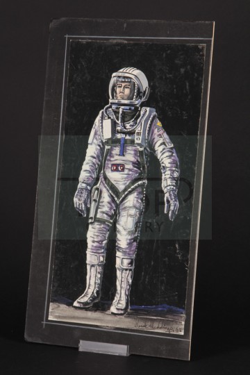 Derek Meddings spacesuit concept design artwork