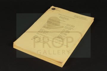 Production used script - To Honour and Obey