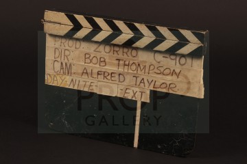 Production used clapperboard