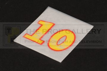 Douglas number 10 decal