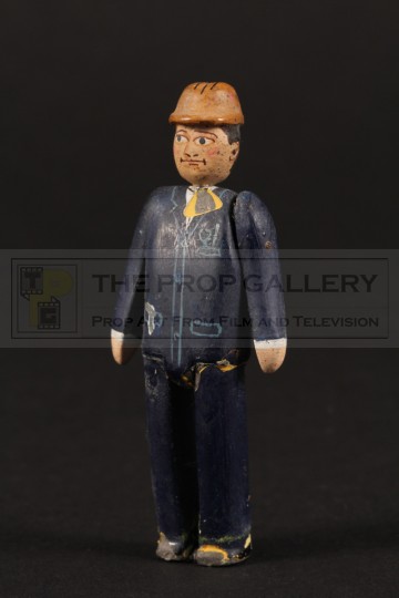 Railway worker miniature figure