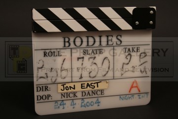 Production used clapperboard