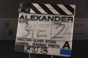 Production used clapperboard