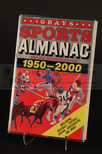 Oh LaLa magazine & Grays Sports Almanac dust jacket