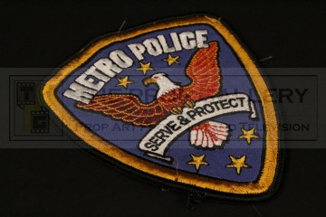 Metro Police costume patch