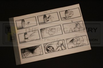 Production used storyboard sequence - Impeller