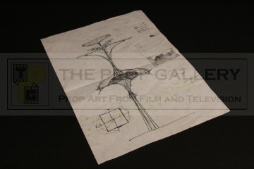 Brian Johnson hand drawn concept artwork - War Games