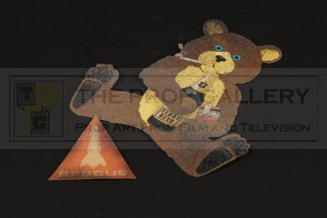 Justin (Jack Noseworthy) teddy bear & rescue stickers