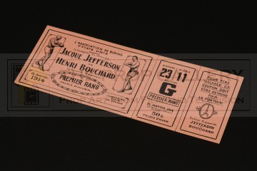 Boxing ticket