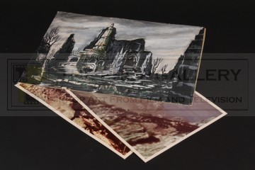 Ian Scoones hand painted concept artwork - Cygnus Alpha