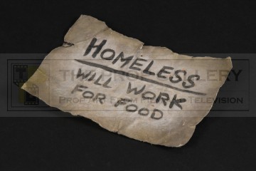 Homeless sign