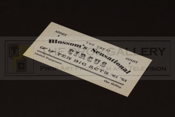 Blossom's Circus ticket