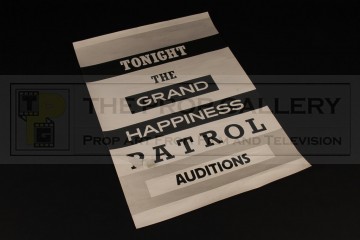Audition poster - The Happiness Patrol