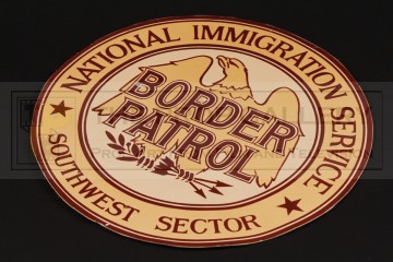 Border Patrol car emblem