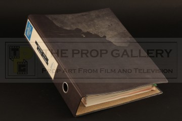 Production used storyboard binder