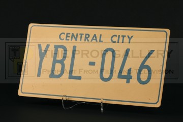 Central City licence plate