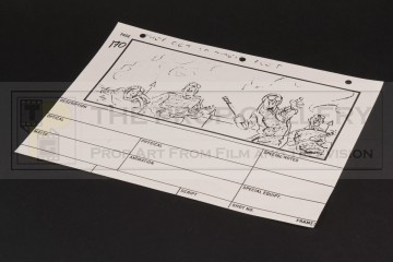 Production used storyboard - Ghostbusters