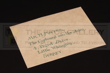 Hogwarts invitation envelope
