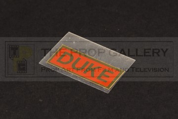 Duke nameplate sticker
