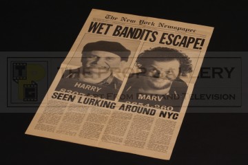 Wet Bandits Escape newspaper