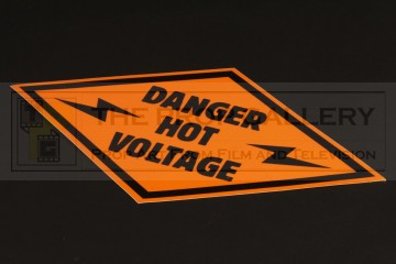 Danger Hot Voltage decal