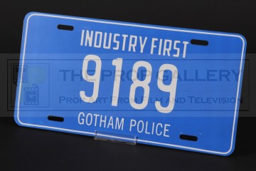 Gotham Police licence plate