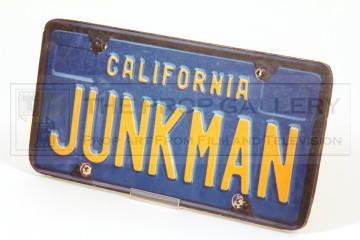 Junkman licence plate