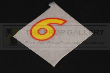 Percy number 6 engine decal