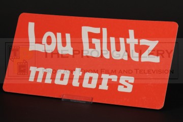 Lou Glutz Motors licence plate