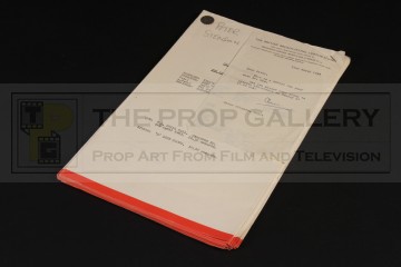 Peter Stenson personal production used script - The Keys of Marinus