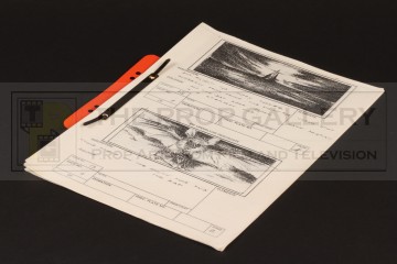 Production used storyboard sequence