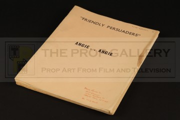 Production used script - Angie, Angie...