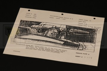 ILM production used storyboard - R2 repairs X-Wing