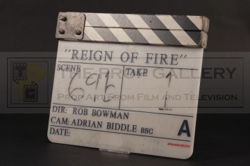 Production used clapperboard