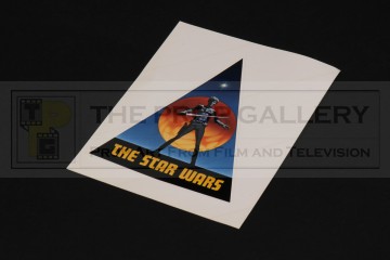 Early large Ralph McQuarrie production logo sticker