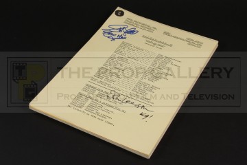 John Leeson (K-9) autographed script - State of Decay