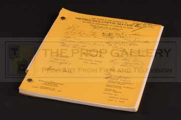 Production used script - The Galatea Affair