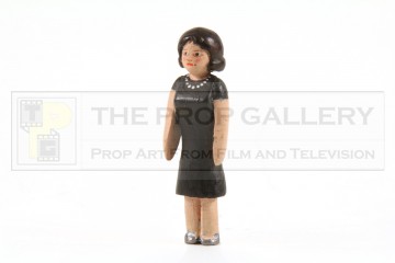Female passenger miniature figure